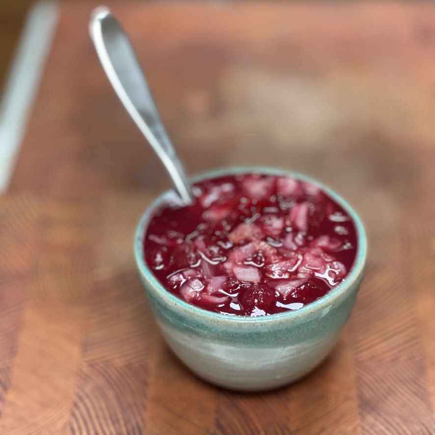 Fresh Cranberry Kraut Sauce